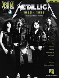 Drum Play-Along #47 Metallica: 1983 - 1988 Drum Set Book with Online Audio Access cover